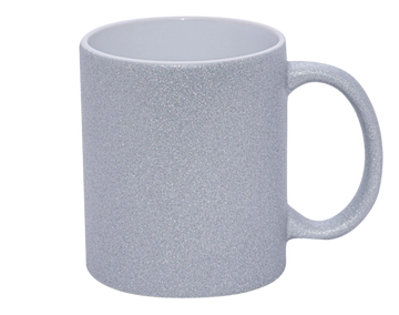 Glitter Mug - Silver